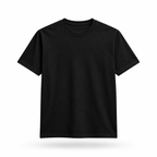 Playera Corte Regular Negra 200GMS