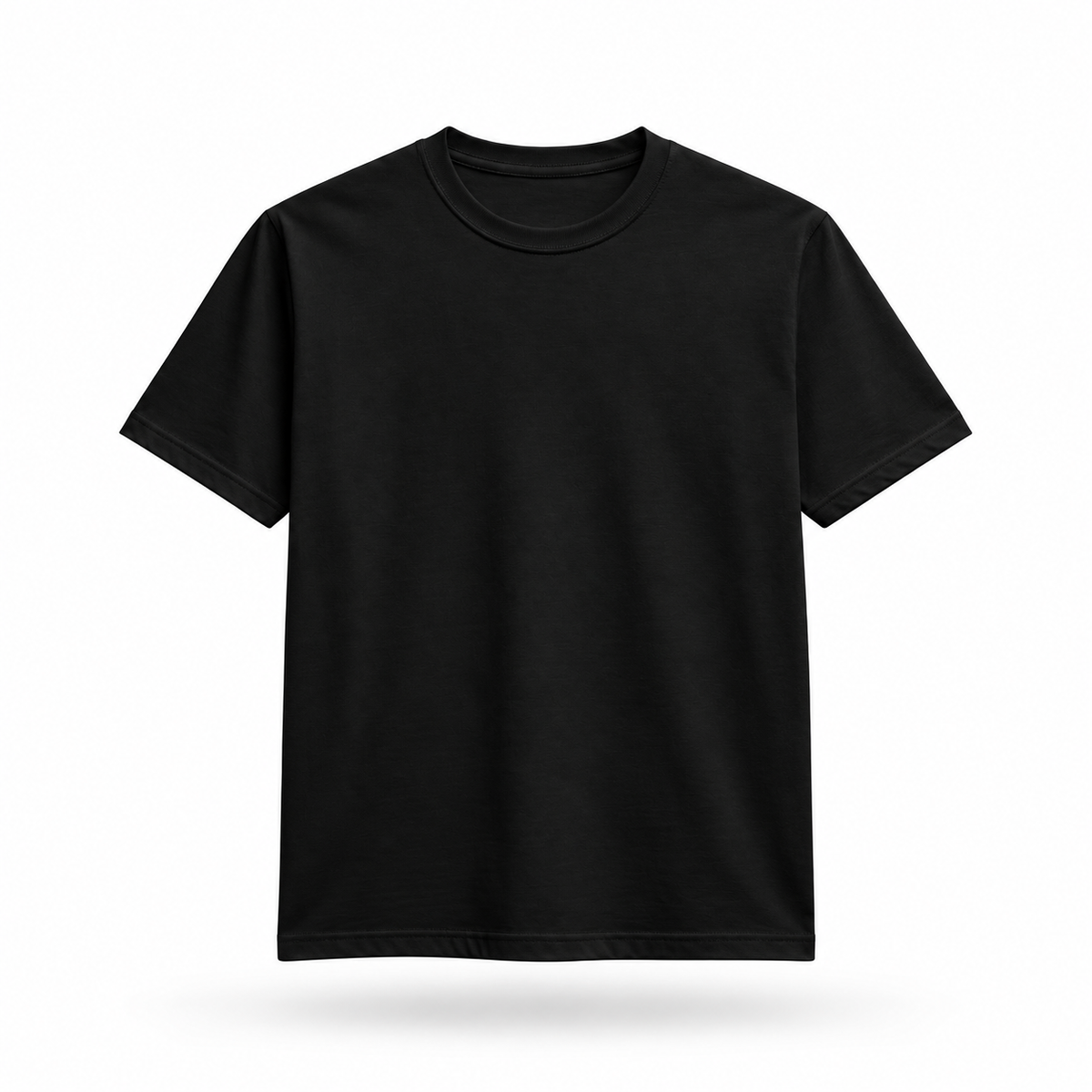 Playera Corte Regular Negra 200GMS